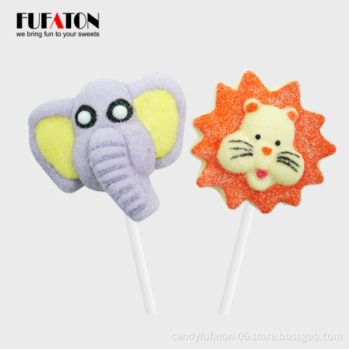 Factory direct sale decorated Cartoon insect shaped lollipop candy